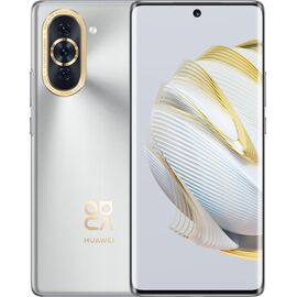  Смартфон HUAWEI Nova 10 8/128Gb Starry Silver,8x(1.9 ГГц, 2.3 ГГц, 2.4 ГГц), 8 ГБ, 2 SIM, OLED, 2400x1080, камера 50+8+2 Мп, NFC, 4G, GPS, 4000 мА*ч 
