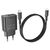  Адаптер Сетевой с кабелем Borofone BA71A Power single port PD20W+QA3.0 Type-C+iP (black) (213514) 
