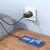  Адаптер Сетевой с кабелем Borofone BA71A Power single port PD20W+QA3.0 Type-C+iP (black) (213514) 