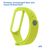  Ремешок силиконовый Great Case Sport для Xiaomi Mi Band 5/6/7, 250мм, на кнопке, лайм (24) 