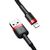 Кабель USB - Lightning Baseus cafule Cable 1.5A 2m, нейлон, CALKLF-C19 (Red + Black) 