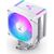  Кулер JONSBO CR-1400 Evo Color White LGA1700/1200/115X/AM5/AM4 (TDP 180W, PWM, 92mm Dynamic Multi-Color LED Fan, 4 тепловые трубки, белый, 4 