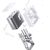  Кулер JONSBO CR-1400 Evo Color White LGA1700/1200/115X/AM5/AM4 (TDP 180W, PWM, 92mm Dynamic Multi-Color LED Fan, 4 тепловые трубки, белый, 4 