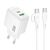  Адаптер Сетевой с кабелем Borofone BAS45A Potential USB/Type-C 3A/30W (Type-C/Type-C) (white(235114) 