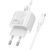  Адаптер Сетевой с кабелем Borofone BAS45A Potential USB/Type-C 3A/30W (Type-C/Type-C) (white(235114) 