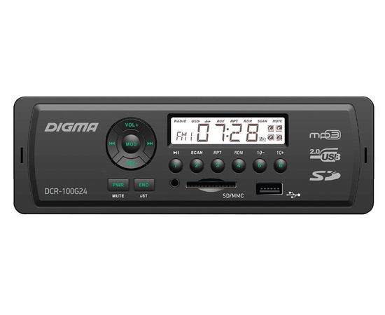  Автомагнитола Digma DCR-100G24 