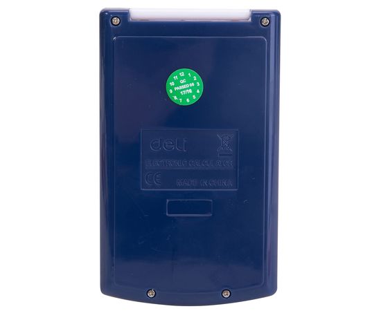  Калькулятор карманный Deli E39217/Blue синий 