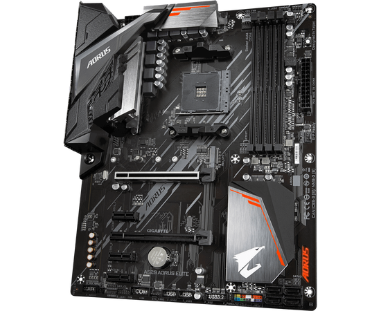  MB sAM4 Gigabyte A520 AORUS ELITE, AMD A520, 4xDDR4-3200, DVI-D+HDMI, 2xPCI-Ex16, 3xPCI-Ex1, 4xSATA3(RAID 0/1/10), 1xM.2, 8 Ch Audio, GLan, (4+4)xUSB2.0, (4+2)xUSB3.2, 1xPS/2, ATX, RTL (8) 