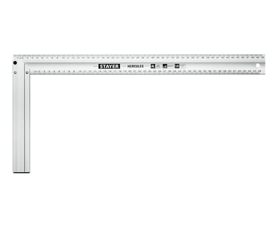  Угольник столярный жесткий Stayer Hercules 3432-50 500мм 