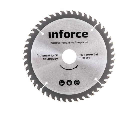  Пильный диск по дереву Inforce 11-01-606 190х30х48 