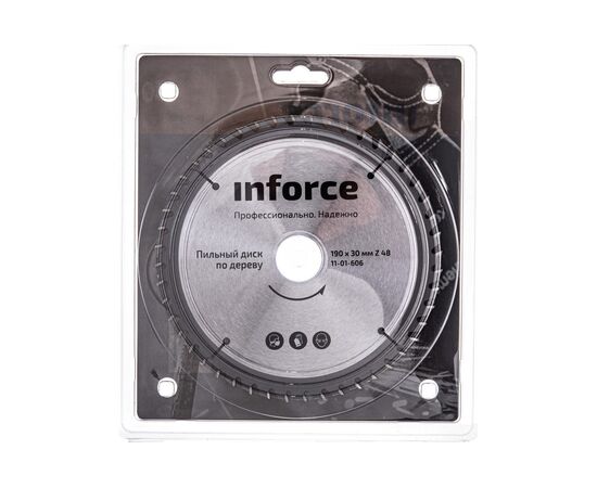 Пильный диск по дереву Inforce 11-01-606 190х30х48 