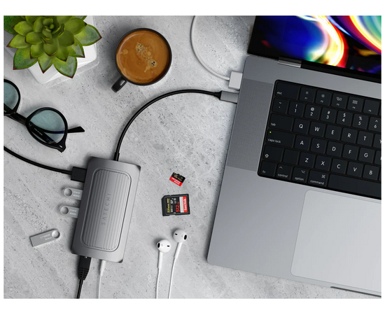  Адаптер Satechi ST-U4MA3M USB4 Multiport Adapter with 8K HDMI Space Gray 