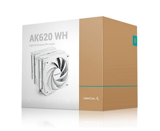  Вентилятор DeepCool AK620 WH (R-AK620-WHNNMT-G-1) (all Intel LGA, AM5/AM4, TDP 260W, 2x120mm fan) 