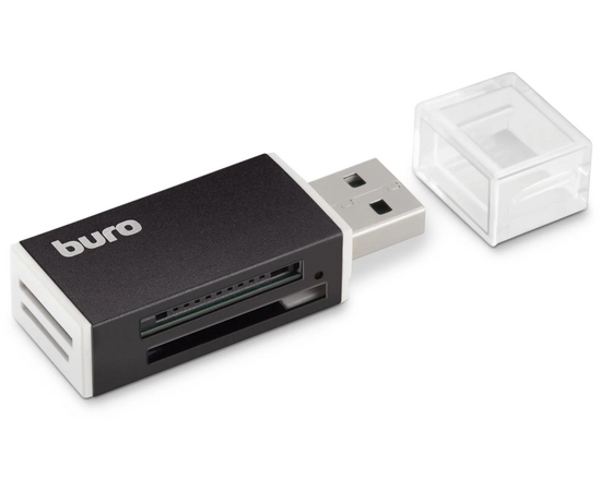  Кардридер Buro (BU-CR-3104) USB2.0 черный 