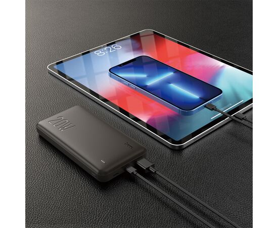 Портативный аккумулятор HOCO J87 Tacker, 3A, 10000 мА⋅ч, черный 