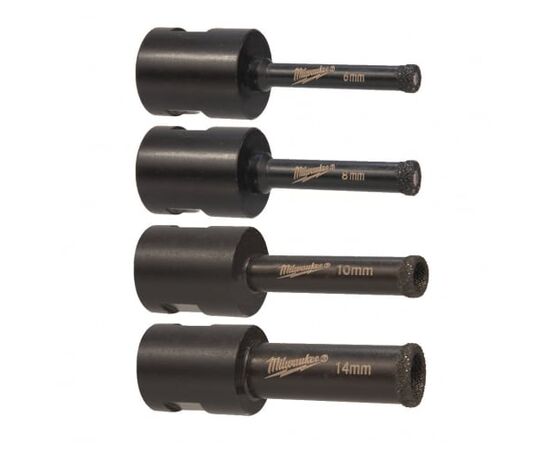  Набор коронок алмазных Milwaukee Diamond Max 4932471863 4шт 