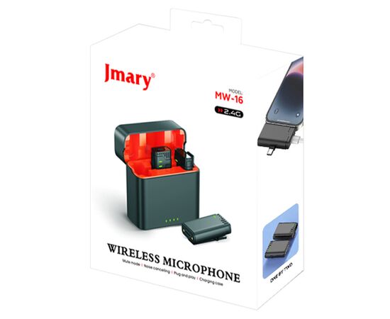  Микрофон беспроводной JMARY MW-16, Bluetooth, черный 