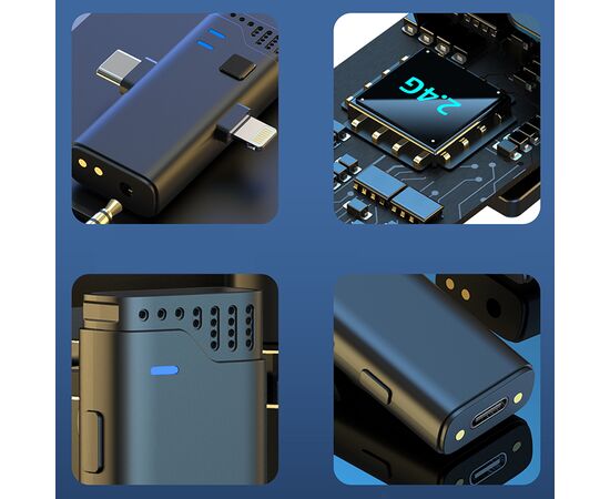  Микрофон беспроводной JMARY MW-16, Bluetooth, черный 