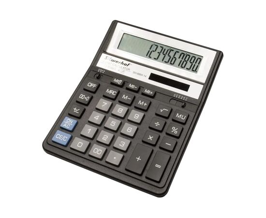  Калькулятор Silwerhof SH-888X-14 черный 
