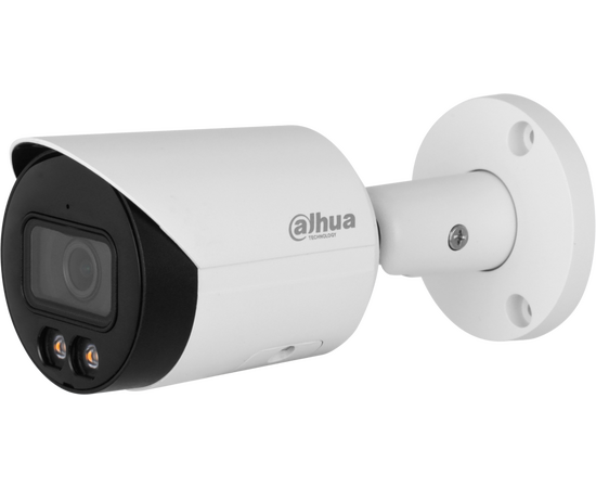  Уличная цилиндрическая IP-видеокамера DAHUA DH-IPC-HFW2249SP-S-LED-0360B Full-color с ИИ 2Мп, 1/2.8” CMOS, объектив 3.6мм, видеоаналитика, LED до 30м 