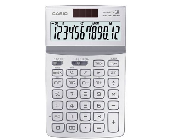  Casio JW-200TW(12 разр.) калькулятор настольный					 