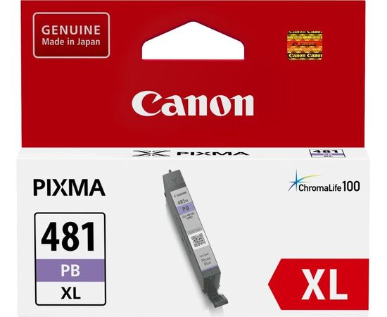  Картридж струйный Canon CLI-481XL PB 2048C001 фото голубой для Canon PixmaTS8140TS/TS9140 