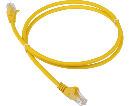 Патч-корд LANMASTER (LAN-PC45/U5E-1.5-YL) LSZH UTP кат.5e, 1.5 м, желтый 
