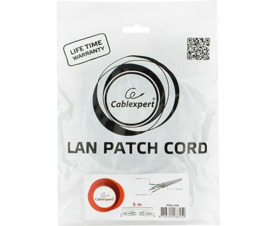  Патч-корд Cablexpert PP6U-5M серый 