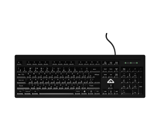  Клавиатура БЕШТАУ КЛ104РУ черная/проводная/USB/2м 