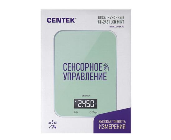  Весы кухонные Centek CT-2481 Mint LCD 