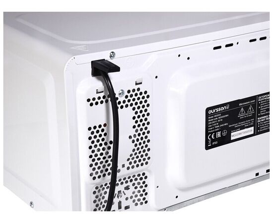  Микроволновая печь Oursson MD2033/WH, 700Вт, 20л, белый /черный 