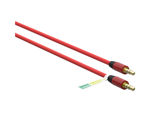  Аудиокабель AUX 3.5mm 1.0м More choice UK13 (Red) 