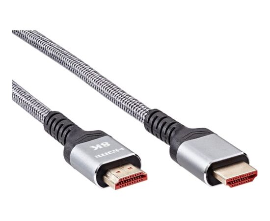  Кабель Vcom ACG859A-1.5 HDMI 19M/M, ver. 2.1 8KX60Hz Econom оплетка 1.5m iOpen 