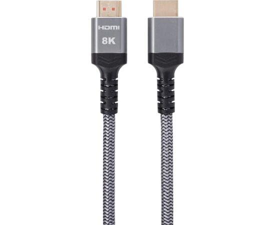  Кабель Vcom ACG859A-1.5 HDMI 19M/M, ver. 2.1 8KX60Hz Econom оплетка 1.5m iOpen 