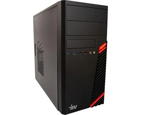  ПК IRU Home 310H6SM (1901043) MT i5 12400 (2.5) 16Gb SSD256Gb UHDG 730 Free DOS GbitEth 400W черный 