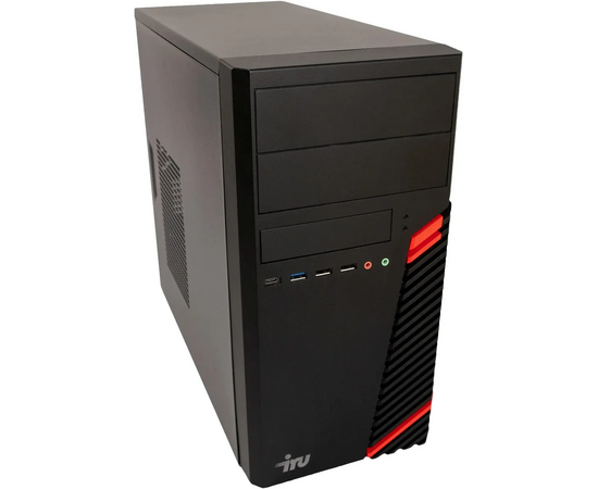  ПК IRU Home 310H6SM (1901043) MT i5 12400 (2.5) 16Gb SSD256Gb UHDG 730 Free DOS GbitEth 400W черный 