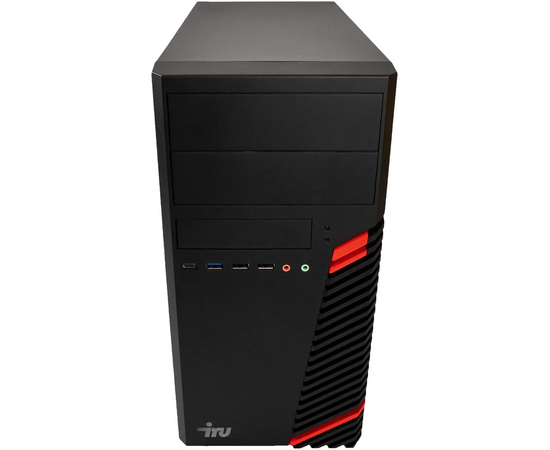  ПК IRU Home 310H6SM (1901043) MT i5 12400 (2.5) 16Gb SSD256Gb UHDG 730 Free DOS GbitEth 400W черный 