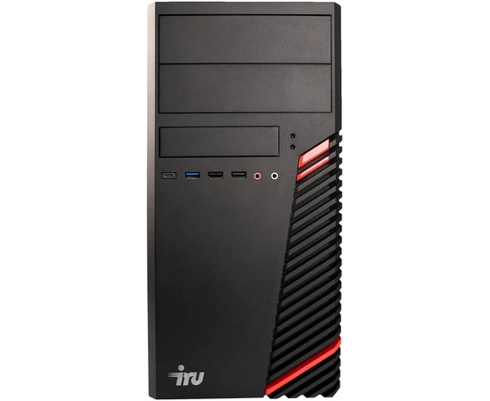  ПК IRU Home 310H6SM (1901043) MT i5 12400 (2.5) 16Gb SSD256Gb UHDG 730 Free DOS GbitEth 400W черный 