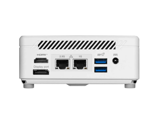  Неттоп MSI Cubi 5 12M-043XRU (9S6-B0A812-263) i7 1255U (1.7) 16Gb SSD512Gb Iris Xe noOS 2.5xGbitEth+1xGbitEth 65W белый 