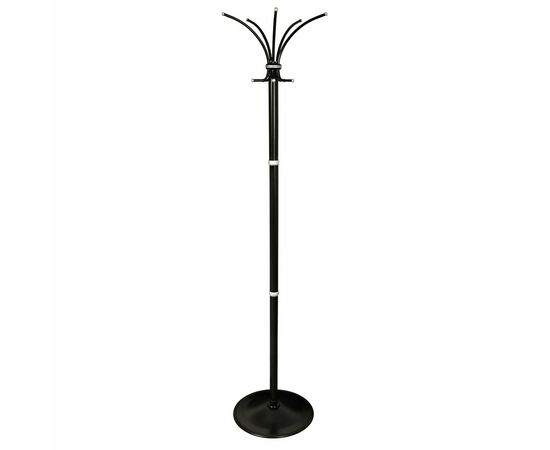  Вешалка напольная Бюрократ Класс ТМ (116/black) черный 