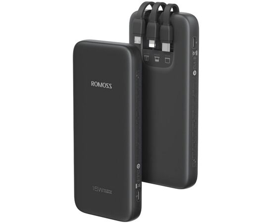  Мобильный аккумулятор Romoss PHC10 10000mAh 3A черный 