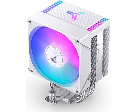  Кулер JONSBO CR-1400 Evo Color White LGA1700/1200/115X/AM5/AM4 (TDP 180W, PWM, 92mm Dynamic Multi-Color LED Fan, 4 тепловые трубки, белый, 4 