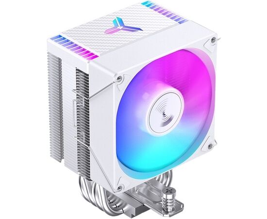  Кулер JONSBO CR-1400 Evo Color White LGA1700/1200/115X/AM5/AM4 (TDP 180W, PWM, 92mm Dynamic Multi-Color LED Fan, 4 тепловые трубки, белый, 4 