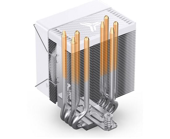  Кулер JONSBO CR-1400 Evo Color White LGA1700/1200/115X/AM5/AM4 (TDP 180W, PWM, 92mm Dynamic Multi-Color LED Fan, 4 тепловые трубки, белый, 4 
